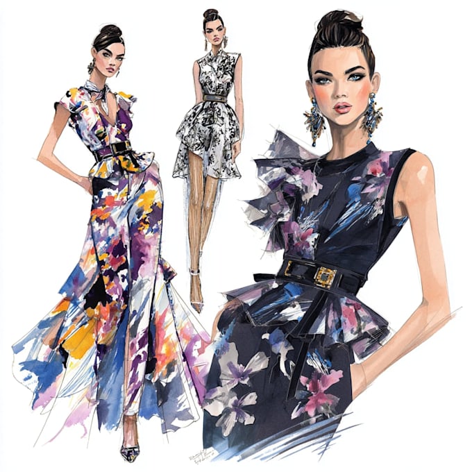 create clothing tech pack for fashion design