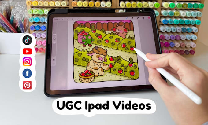 create aesthetic ugc videos on my ipad for your app