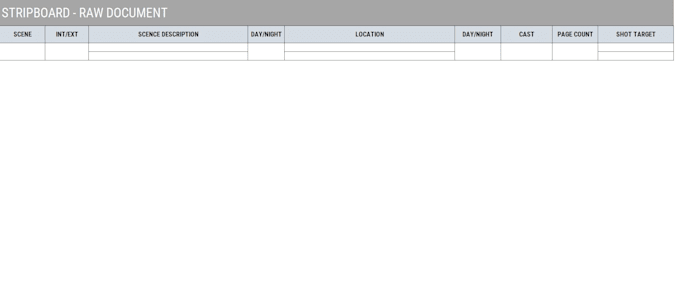 create your films shot list and shooting schedule
