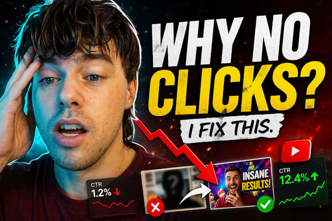 create high CTR youtube thumbnails