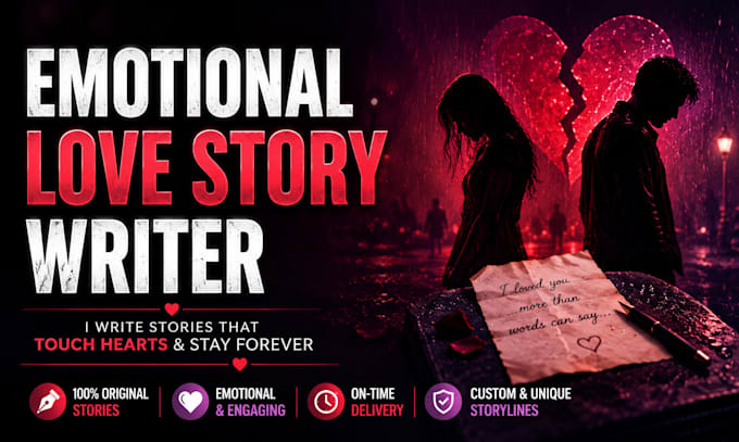 write emotional romantic short stories for your content
