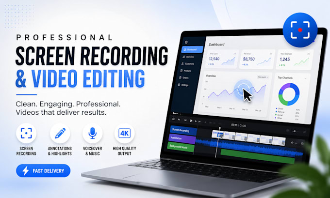 do professional screen recording, screencasting services