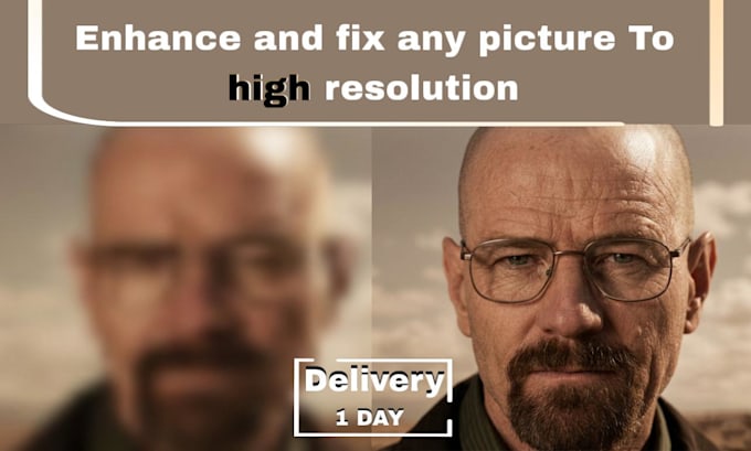 Sharpen and fix your blurry images to high resolution by Joelee9 | Fiverr