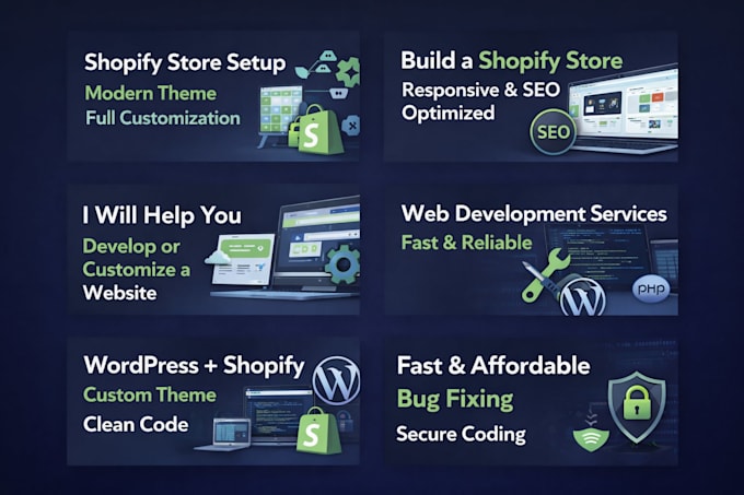 Build or customize your shopify store with a premium theme by Danialyh ...