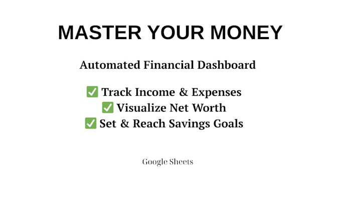 build your automated personal finance dashboard
