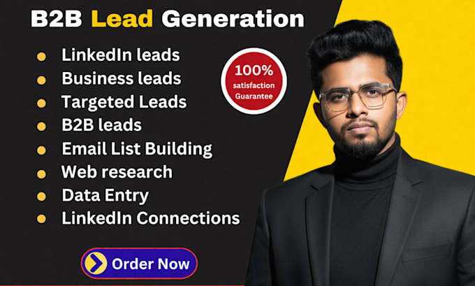 do targeted b2b lead generation, linkedin leads list