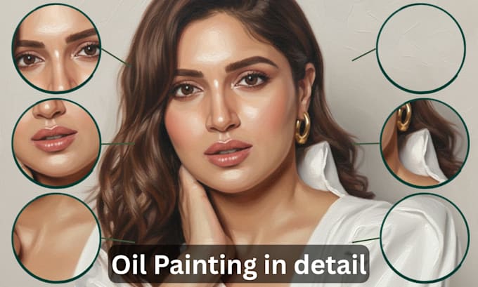 Create a digital oil painting portrait from your photo by Manaaskee ...