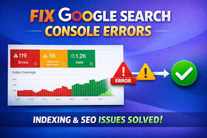 fix google search console errors indexing issues and coverage problems