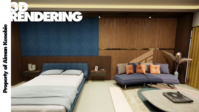 design 2d, 3d, floor plans and rendering of interior design