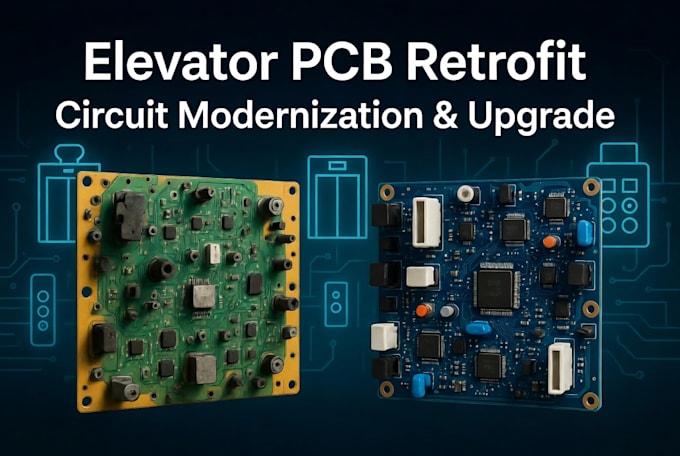 design circuit retrofit and modernization elevator pcb control board upgrade