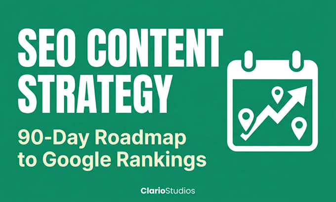 create a 90day SEO content plan so your website ranks on google