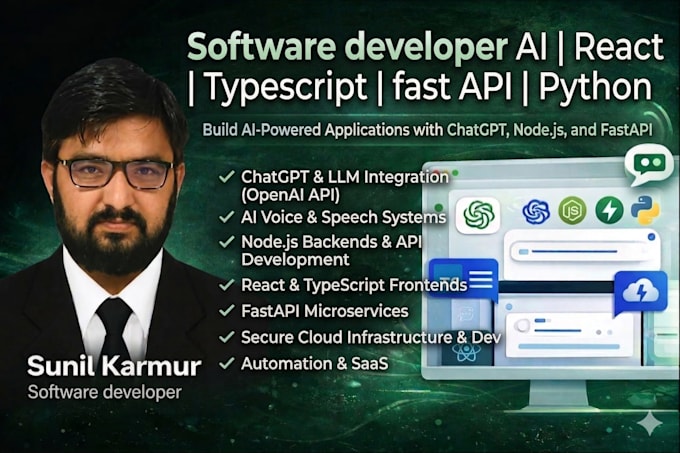build ai apps with react fastapi and electron