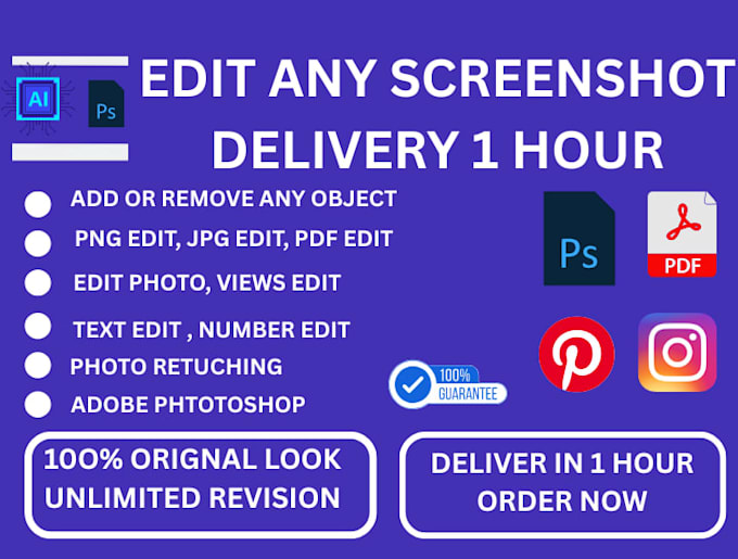do edit photo, screenshot and text add or remove