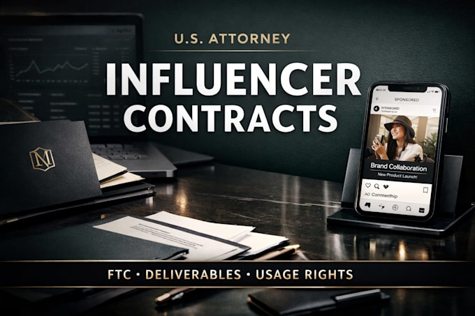 draft your influencer marketing or brand ambassador contract