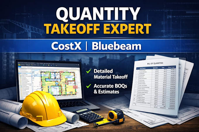 do accurate construction quantity takeoff using costx