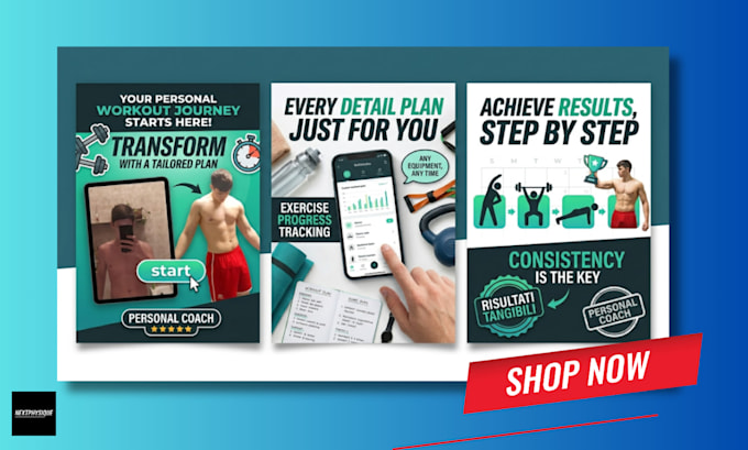 create personalized custom workout plans for gym or home