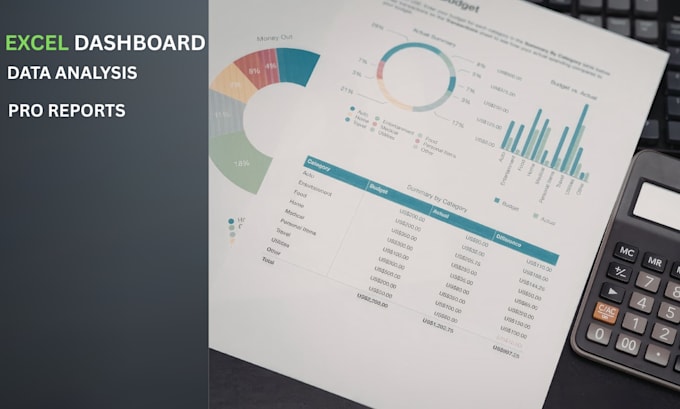 create excel dashboards and data analysis reports