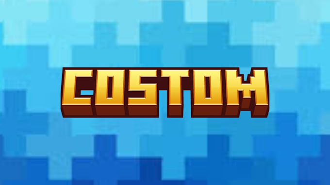 create custom minecraft 3d text profile pictures