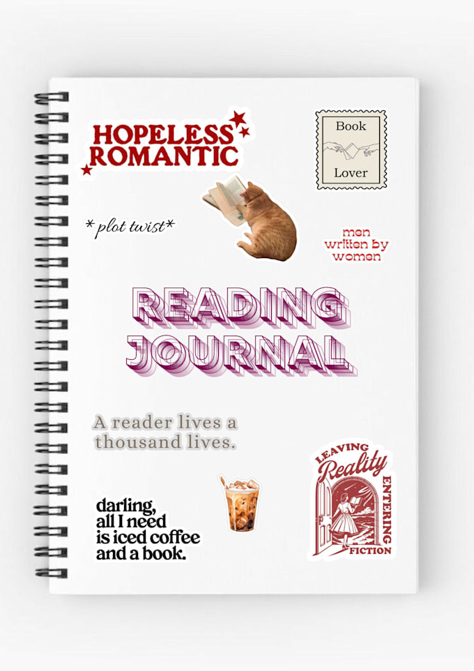design aesthetic printable sticker sheets for journaling, planners and book