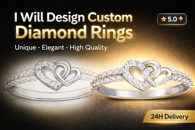 design custom diamond rings from your idea or sketch