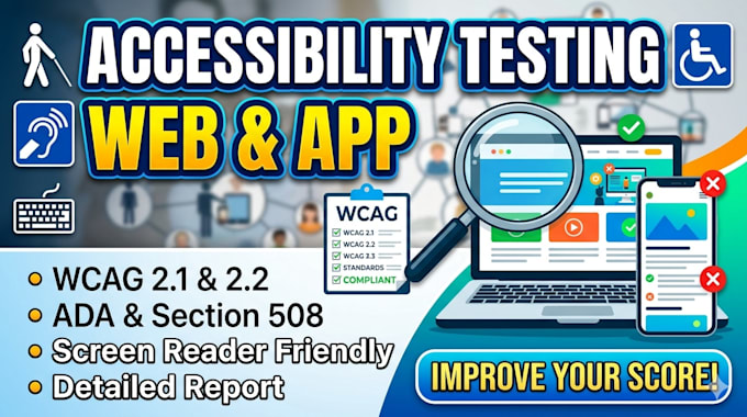 do full accessibility testing for your app or website