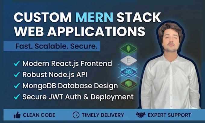 develop a custom full stack mern web application for your business