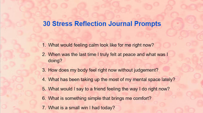 write custom mindfulness and self care journal prompts