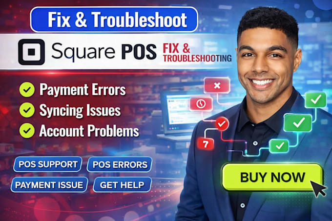 square pos troubleshooting, fix pos errors, square payment and sync issues