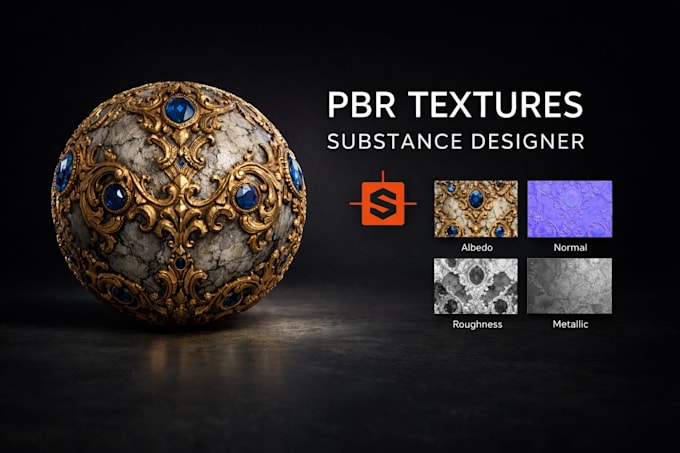 create professional pbr materials in substance designer