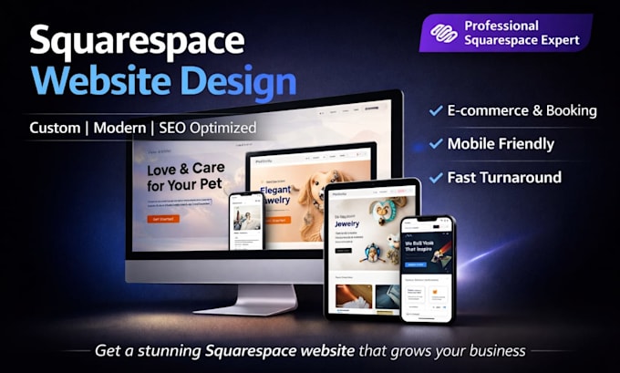 design squarespace website, squarespace expert, redesign, squarespace SEO