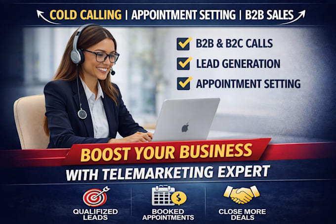 do b2b cold calling, telemarketing, and appointment setting for your business