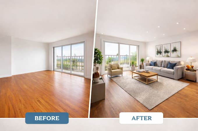 do real virtual staging and digital staging renovation service