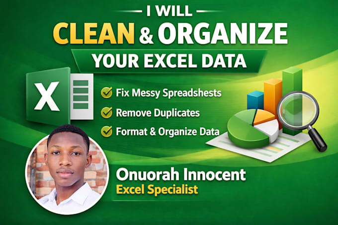 analyse your data and peform a clean work on it