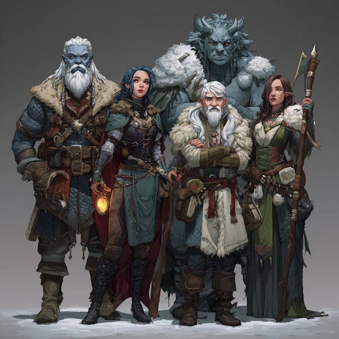 draw your dnd party