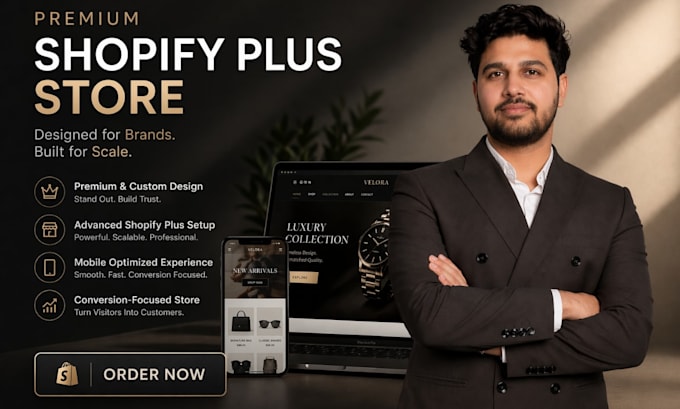 Design a premium shopify plus store for your brand by Arpitsdeveloper ...
