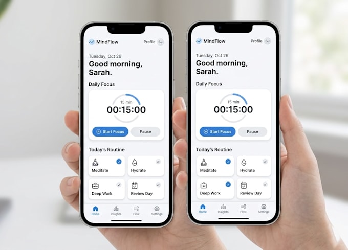 Design clean and minimal ui ux for your app by Cynthia_howland | Fiverr