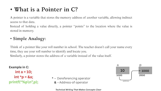write clear and simple technical or programming content