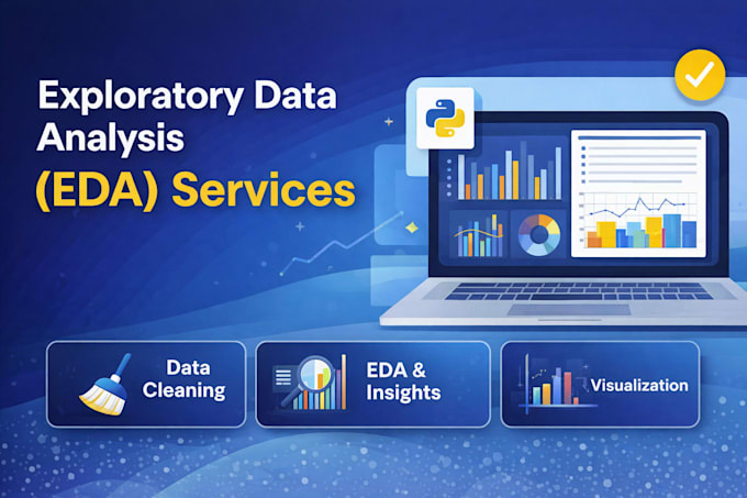 do exploratory data analysis on your dataset using python