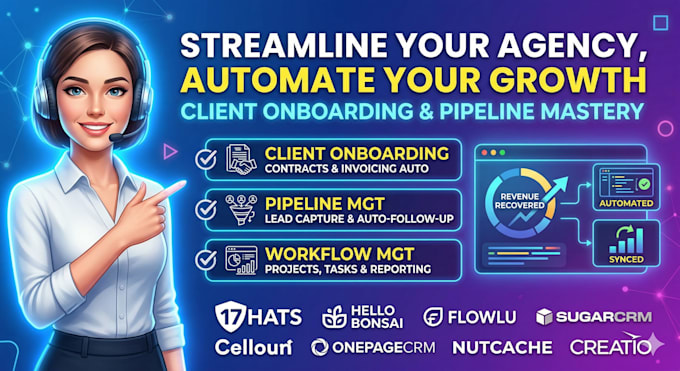 sugarcrm flowlu onepagecrm daylite hello bonsai nutcache creatio teamwork 17hats