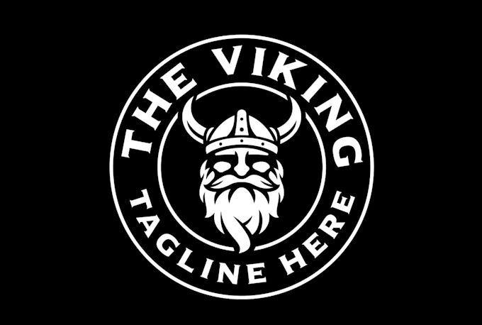 design a unique viking logo with original concept