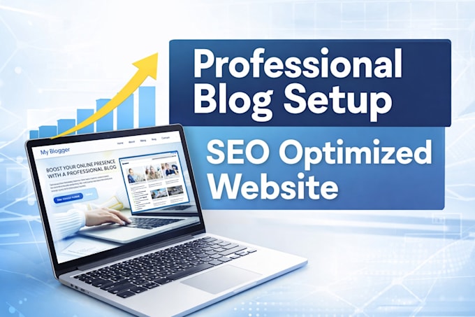 professional blog setup with SEO optimization