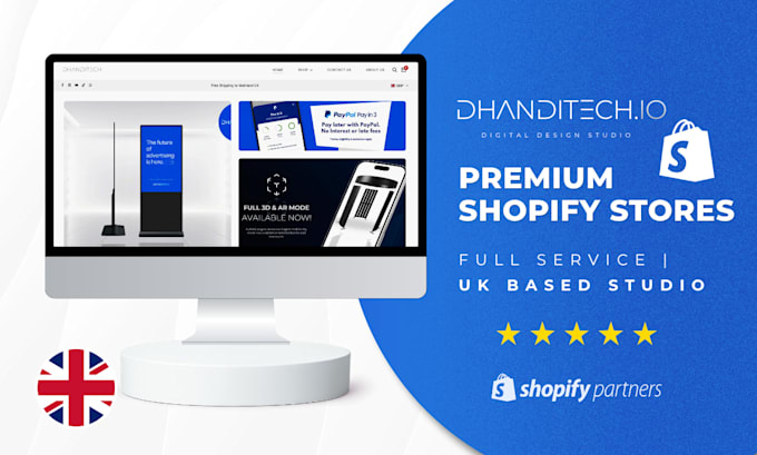 be your UK shopify partner for handcrafted design and maintenance