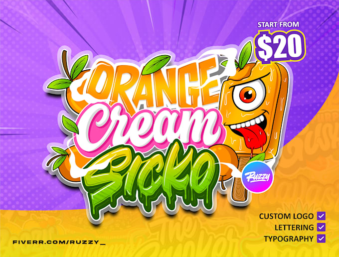 do custom typography and custom lettering design