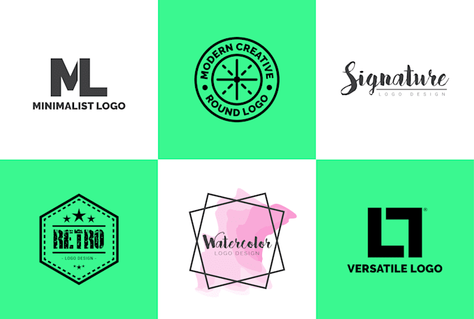 design custom minimalist modern logo in 24 hours