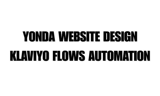 design yonda website klaviyo email template