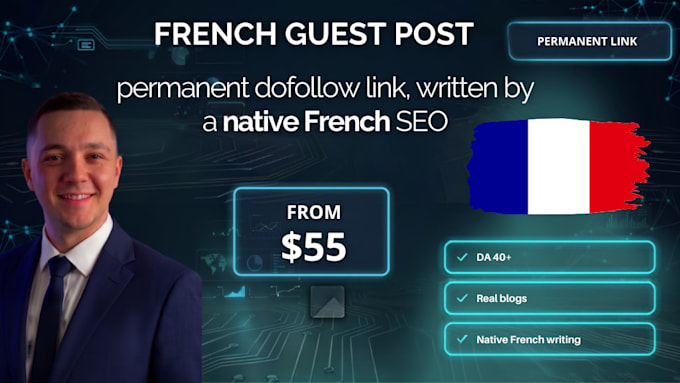 publish a french guest post with a dofollow backlink
