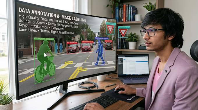 do image annotation, data labeling, and bounding box for ai