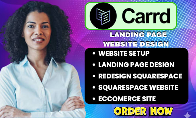 design redesign carrd website, carrd landing page, carrd co website