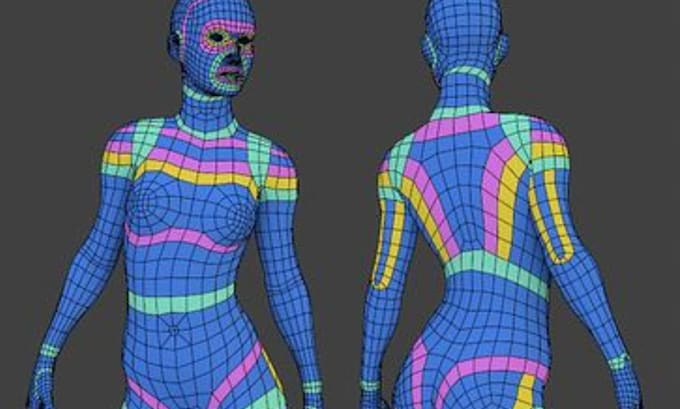 fix your 3d model, retopology, uv mapping and bake textures