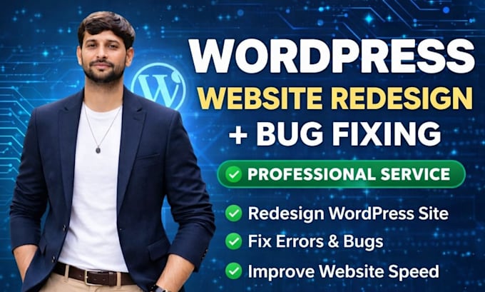 wordpress bug fixing expert service and wordpress website redesign